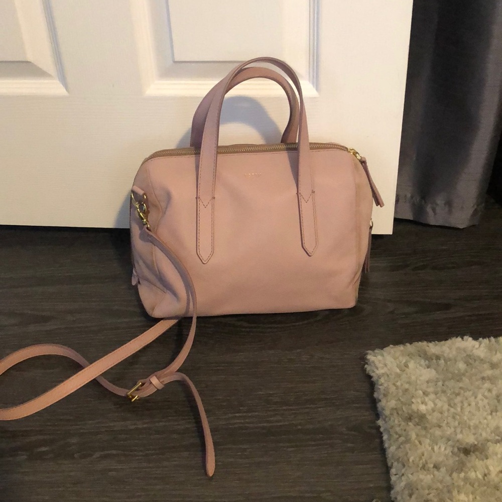 LIGHT PINK FOSSIL PURSE